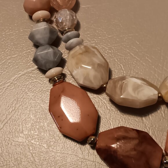 Ava Renee women's matching set multi-color multi-layer necklace & earrings - NWT - Picture 9 of 11